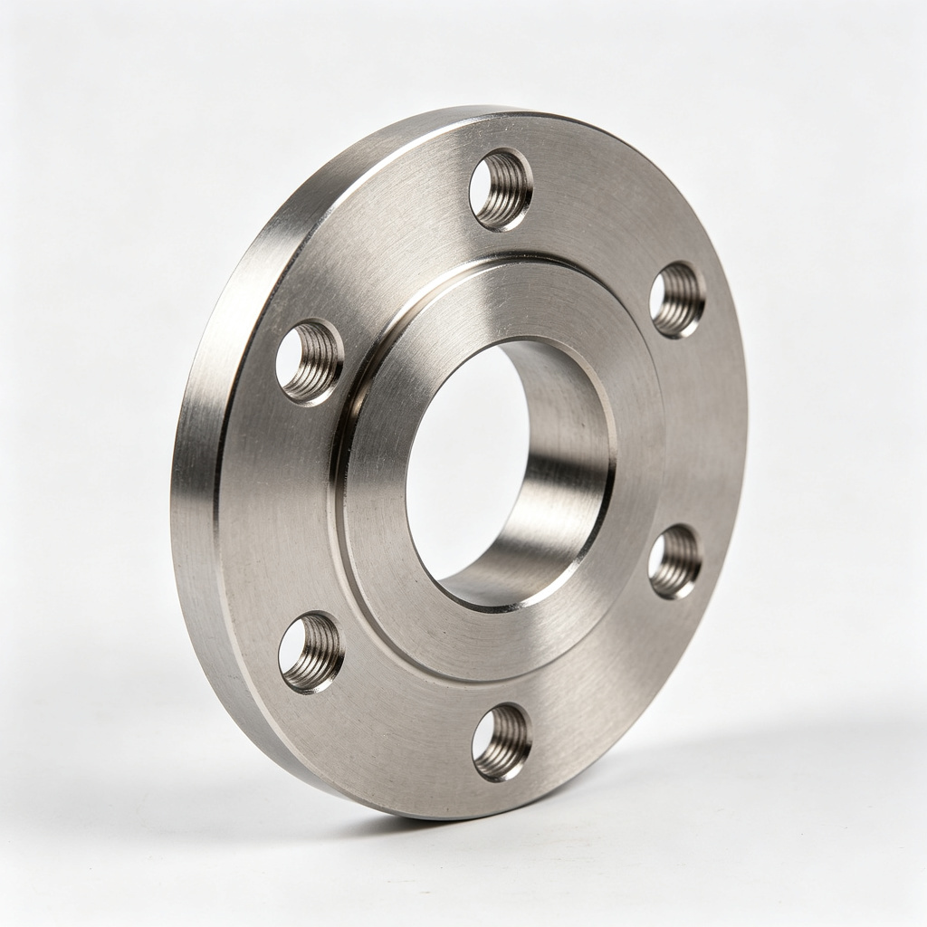 Plate and weld-neck flange